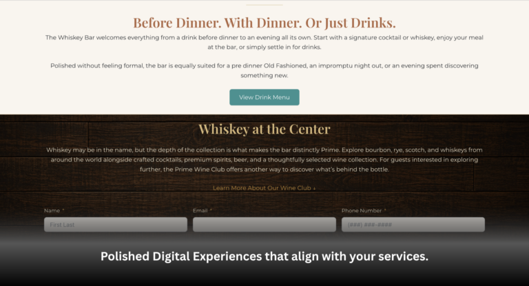 Custom website development in Corpus Christi, TX.