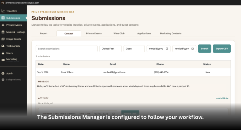 Custom website development in Corpus Christi, TX.